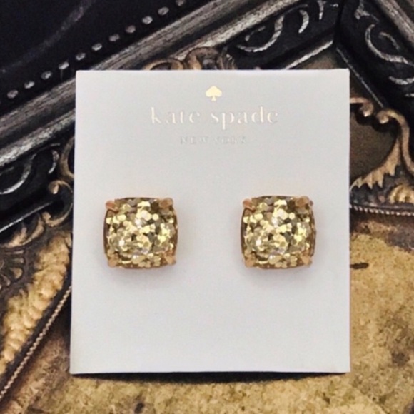 KATE SPADE • Glitter & Glee Gold Earrings - Picture 6 of 6
